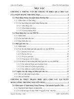Tiểu luận mộtsố giải pháp nâng cao hiệu quả cho vay tại ngân hàng NHTMCP công thương (vietinbank) nguyễn trãi 
