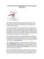 Tại sao chúng ta không thích bỏ dở việc chúng ta đã bắt đầu 