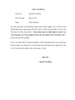 Luận văn hoàn thiện công tác thẩm định các dự án vay vốn trong lĩnh vực công nghiệp chế biến tại chi nhánh ngân hàng NHTMCP công thương (vietinbank) ba đình   hà nội 