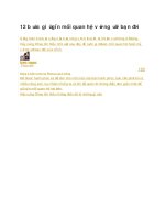 12 bước giữ gìn mối quan hệ với người bạn đời