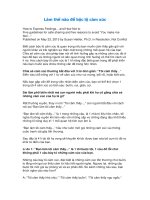 Làm thế nào để bộc lộ cảm xúc 