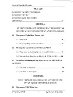 Luận văn mở rộng hoạt động cho vay đối với các doanh nghiệp vừa và nhỏ ở chi nhánh ngân hàng NHTMCP công thương (Vietinbank) Bỉm Sơn tỉnh Thanh Hoá