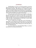 Tiểu luận tác động của khủng hoảng tới nền kinh tế VN bài học kinh nghiệm cho sự phát triển kinh tế ở VN 