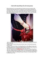 Cách kết hợp đồng hồ với trang phục 