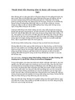 Thoát khỏi tổn thương tâm lý được cất trong cơ thể bạn 