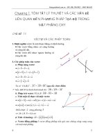 Phát triển tư duy giải toán hình học tọa độ phẳng oxy hứa lâm phong