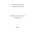 TIỂU LUẬN ứng dụng vi sinh vật trong xử lý ô nhiễm dầu mỏ