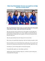 Hiệu ứng cheerleader tại sao con người có vẻ đẹp hơn khi ở trong nhóm 