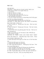 Luận văn  quan hệ kinh tế thương mại việt nam   thái lan trong giai đoạn hiện nay 