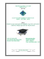 Pháp luật về giải quyết khiếu nại về cấp giấy chứng nhận quyền sử dụng đất