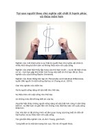 Tại sao người theo chủ nghĩa vật chất ít hạnh phúc và thỏa mãn hơn 