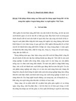 Tiểu luận nâng cao hiệu quả tín dụng ngân hàng đối với hộ nông dân nghèo ở ngânhàng NHCSXH VN 