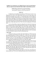 NGHIÊN CỨU, ĐÁNH GIÁ CÁC CHÍNH SÁCH VỀ TTNT LỢN, BÒ NHẰM ĐỀ XUẤT MỘT SỐ GIẢI PHÁP ĐỂ PHÁT TRIỂN NHANH ĐÀN GIA SÚC