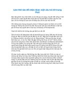 Làm thế nào để nhận được một câu trả lời trung thực 