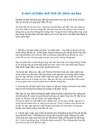 8 cách cải thiện tình hình tài chính của bạn 