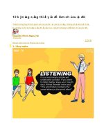 12 kỹ năng sống thiết yếu để làm chủ cuộc đời