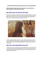 4 dấu hiệu chứng tỏ bạn đã thực sự trưởng thành 