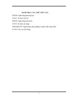 Luận văn mở rộng hoạt động cho vay tiêu dùng tại ngân hàng NHNoPTNT (agribank) chi nhánh đống đa 