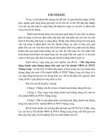 Luận văn mở rộng hoạt động thanh toán không dùng tiền mặt tại chi nhánh ngân hàng NHNoPTNT (agribank) thăng long