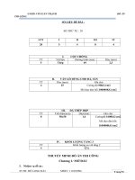 Thiết kế biện pháp thi công xây dựng cơ bản phần vách cứng dầm sàn BTCT đổ toàn khối tầng 1 và tầng 2 cho công trình chung cư việt phát