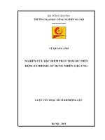 NGHIÊN cứu đặc điểm PHÁT THẢI HC TRÊN ĐỘNG cơ DIESEL sử DỤNG NHIÊN LIỆU CNG 