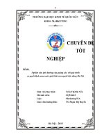 Nghiên cứu ảnh hưởng của quảng cáo tới quá trình ra quyết định mua nước giải khát của người tiêu dùng hà nội 