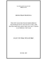 Tình tiết giảm nhẹ trách nhiệm hình sự người phạm tội tự nguyện sửa chữa, bồi thường thiệt hại, khắc phục hậu quả trong luật hình sự việt nam 