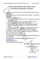 Phương trình lượng giác lớp 11ôn thi THPT Quốc Gia