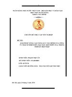 GIẢI PHÁP NÂNG CAO NĂNG lực tài CHÍNH của CÔNG TY TRÁCH NHIỆM hữu hạn dầu KHÍ THIÊN NGA TRONG THỜI kỳ hội NHẬP 