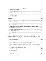 Đánh giá hiệu quả hoạt động marketing online của trung tâm anh ngữ lê nguyệt trên địa bàn hà nội 