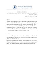 Tiểu luận triết học, tư tưởng triết học nho gia và sự ảnh hưởng của nó trong đời sống xã hội