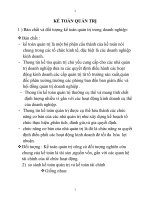 ĐỀ CƯƠNG ÔN TẬP MÔN KẾ TOÁN QUẢN TRỊ