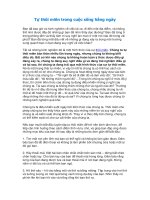 Tự thôi miên trong cuộc sống hằng ngày 