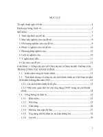 Nghiên cứu giải pháp ứng dụng công nghệ thông tin trong cải cách hành chính của đài tiếng nói việt nam 