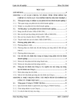 Phân tích tình hình tài chính và các giải pháp nâng cao năng lực tài chính  tại công ty TNHH việt kuc 