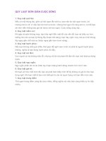 QUY LUẬT đơn GIẢN CUỘC SỐNG 