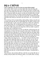 ĐỀ CƯƠNG ÔN TẬP MÔN ĐỊA CHÍNH ĐẠI CƯƠNG