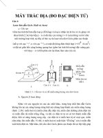 ĐỀ CƯƠNG ÔN TẬP MÁY TRẮC ĐỊA (ĐO ĐẠC ĐIỆN TỬ)