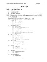 Hướng sử dụng phụ gia mới trong CNCBRT