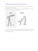 8 điều tuyệt vời khi làm việc với người lãnh đạo tốt 