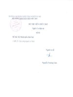 Đề thi viên chức 2015 nghề cơ điện tử