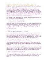 NHỮNG THÓI QUEN của NGƯỜI LỊCH sự 