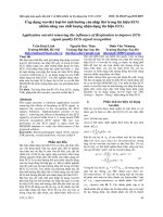 Ứng dụng wavelet loại bỏ ảnh hưởng của nhịp thở trong tín hiệu ECG nhằm nâng cao chất lượng nhận dạng tín hiệu ECG