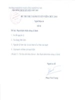 Đề thi thực hành tuyển viên chức 2015 nghề điện tử