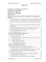 Nghiên cứu sự ảnh hưởng của âm nhạc trong quảng cáo truyền hình tới thái độ của công chúng mục tiêu ở thị trường viêt nam 