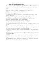 Để có một cuộc sống hạnh phúc 