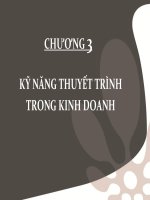 Bài giảng giao tiếp trong kinh doanh chương 3   ths lê anh huyền trâm 