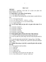 Sự phát triển du lịch hà nội trong thời kỳ đổi mới (1990   2004)   thực trạng và giải pháp