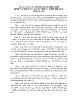 NGÂN HÀNG CÂU HỎI THI CÔNG CHỨC 2013 LĨNH VỰC CHUYÊN NGÀNH: THI ĐUAKHEN THƯỞNG