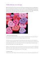 10 điều khiến bạn vui vẻ mỗi ngày 